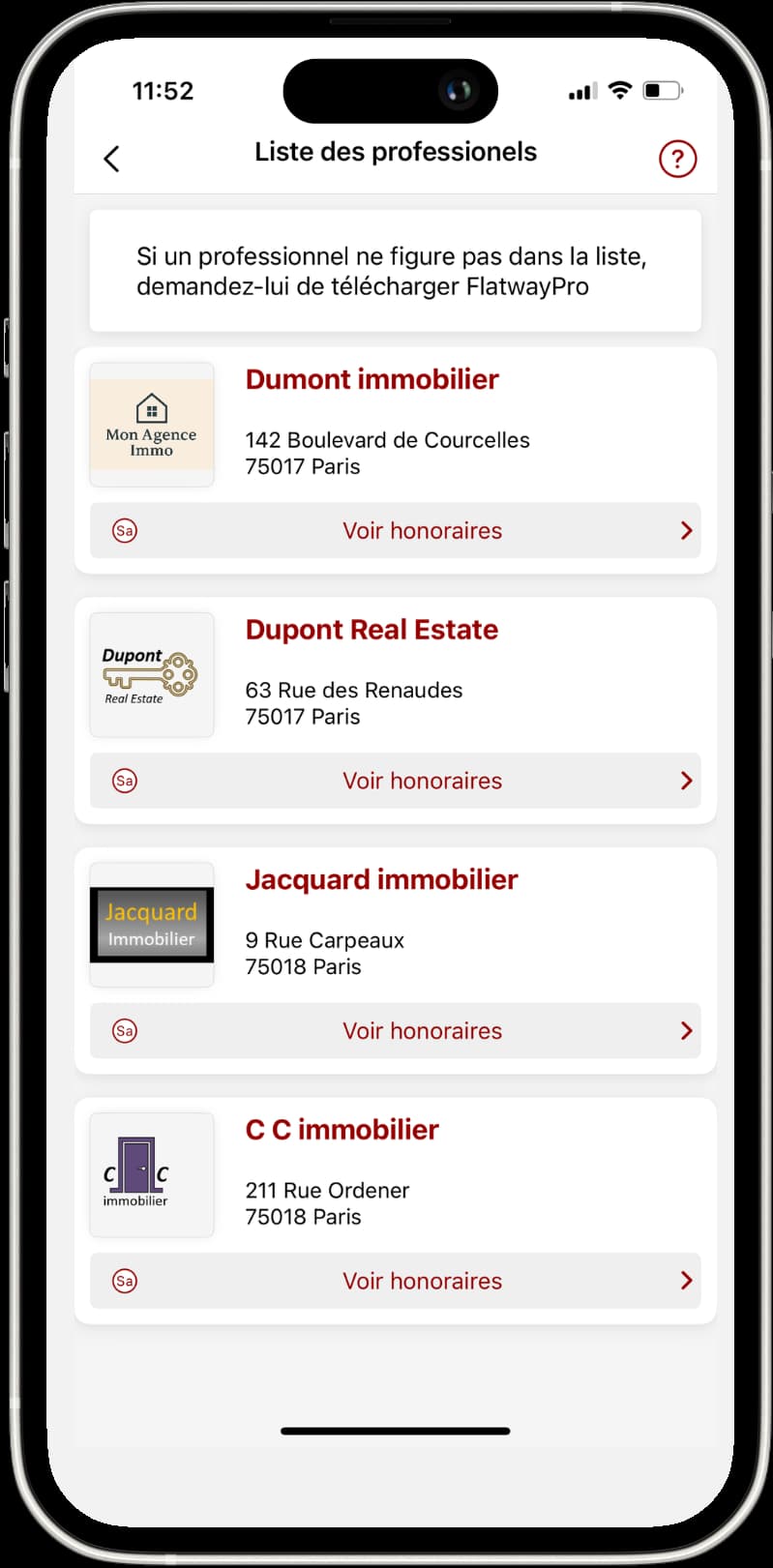 choisir un professionnel