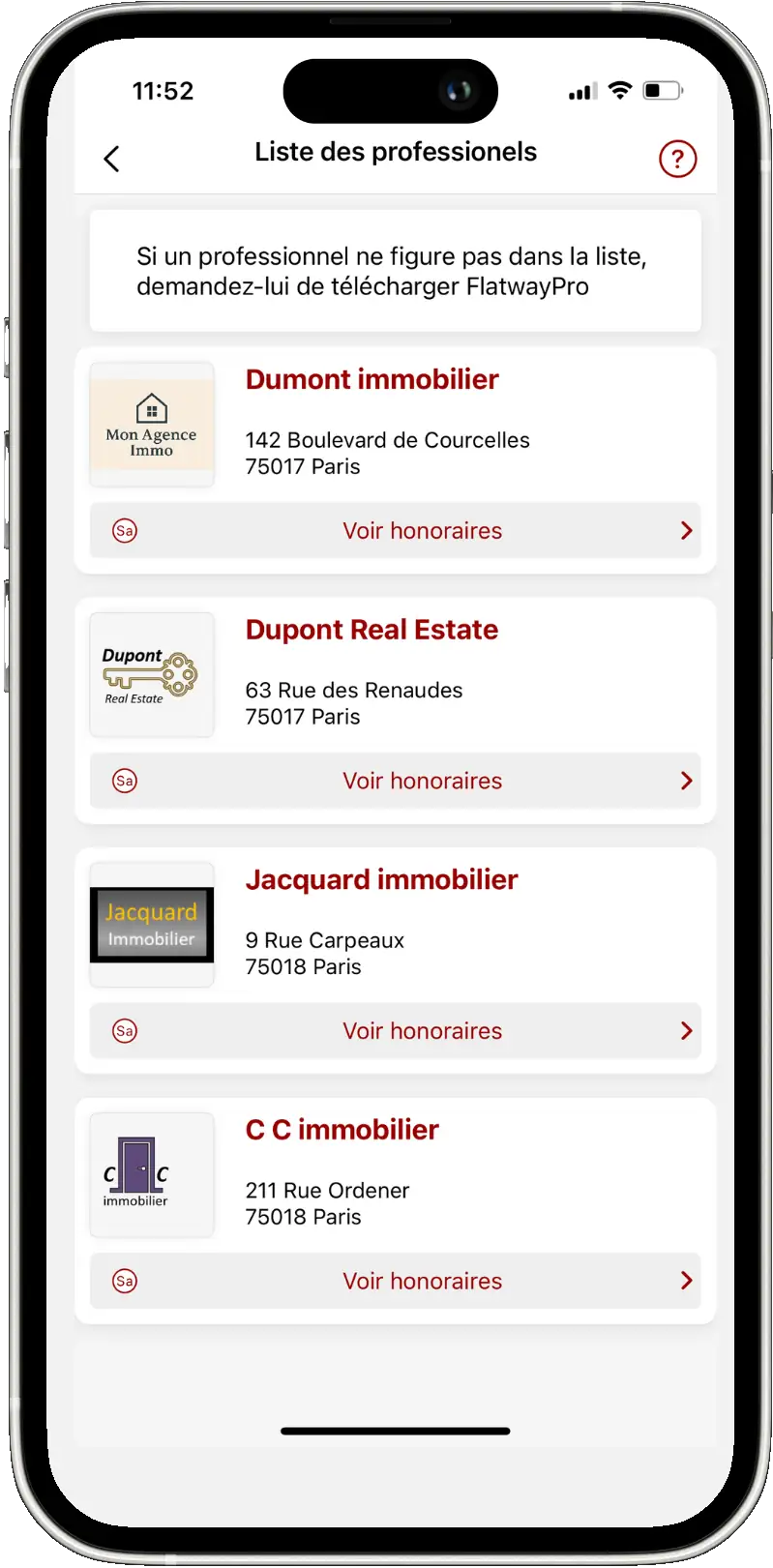 choisir un professionnel